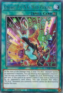 Gagaku-P.U.N.K. Wild Picking - The Grand Creators (GRCR) #GRCR-EN009 - Rare YuGiOh Trading Card