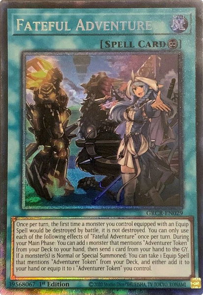 Fateful Adventure (CR) trading card from The Grand Creators Fateful Adventure (CR) - The Grand Creators YuGiOh trading card