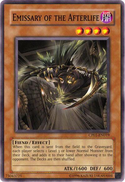 Emissary of the Afterlife - Champion Pack 1 YuGiOh trading card
