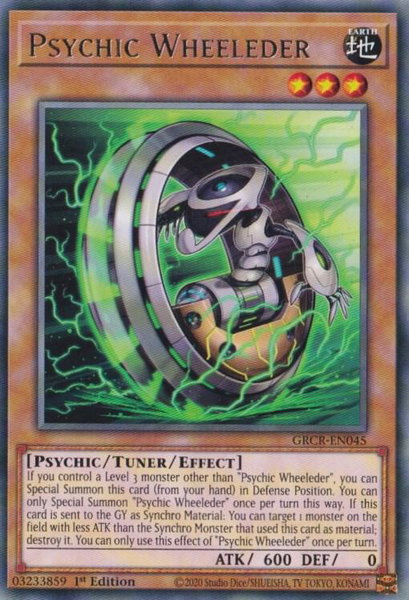 Psychic Wheeleder - The Grand Creators YuGiOh trading card