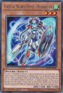 Virtual World Hime - Nyannyan - The Grand Creators (GRCR) #GRCR-EN047 - Rare YuGiOh Trading Card