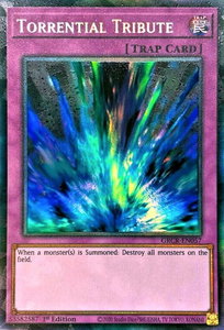 Torrential Tribute (CR) - The Grand Creators (GRCR) #GRCR-EN057 - Collector's Rare YuGiOh Trading Card
