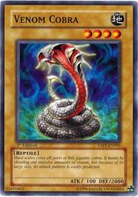 Venom Cobra - Tactical Evolution (TAEV) #TAEV-EN005 - Common / Short Print YuGiOh Trading Card