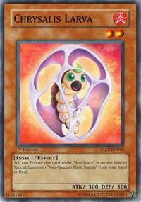 Chrysalis Larva - Tactical Evolution YuGiOh trading card