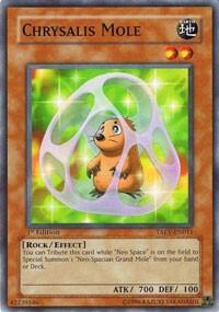 Chrysalis Mole - Tactical Evolution YuGiOh trading card