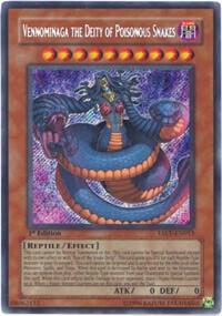 Vennominaga the Deity of Poisonous Snakes trading card from Tactical Evolution Vennominaga the Deity of Poisonous Snakes - Tactical Evolution YuGiOh trading card