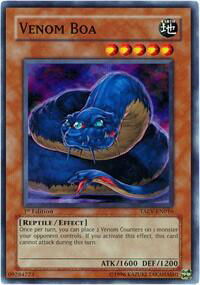 Venom Boa - Tactical Evolution (TAEV) #TAEV-EN016 - Common / Short Print YuGiOh Trading Card