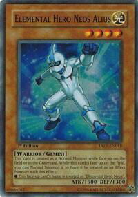 Elemental Hero Neos Alius - Tactical Evolution (TAEV) #TAEV-EN018 - Super Rare YuGiOh Trading Card