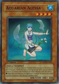 Aquarian Alessa trading card from Tactical Evolution Aquarian Alessa - Tactical Evolution YuGiOh trading card