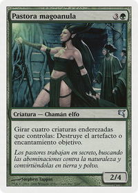 Nullmage Shepherd (Spanish) - "Pastora magoanula" (B2) - Magic Encyclopedia 2005 (Salvat/Hachette) (PSAL) #B2 - Uncommon Magic: The Gathering Trading Card