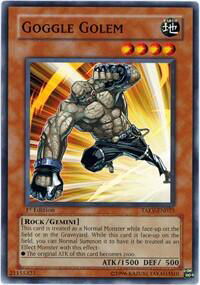 Goggle Golem - Tactical Evolution (TAEV) #TAEV-EN023 - Common / Short Print YuGiOh Trading Card
