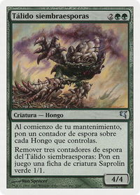 Sporesower Thallid (Spanish) - "Talido siembraesporas" - Magic Encyclopedia 2005 (Salvat/Hachette) (PSAL) #J3 - Uncommon Magic: The Gathering Trading Card