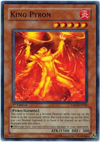 King Pyron - Tactical Evolution YuGiOh trading card