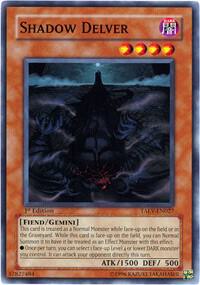 Shadow Delver trading card from Tactical Evolution Shadow Delver - Tactical Evolution YuGiOh trading card