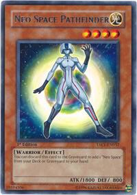 Neo Space Pathfinder trading card from Tactical Evolution Neo Space Pathfinder - Tactical Evolution YuGiOh trading card