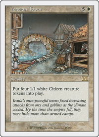 Icatian Town - Classic Sixth Edition (6ED) #25 - Rare Magic: The Gathering Trading Card