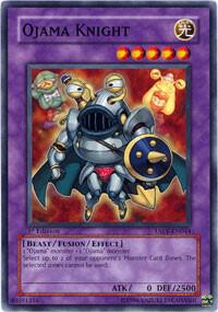 Ojama Knight trading card from Tactical Evolution Ojama Knight - Tactical Evolution YuGiOh trading card