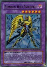 Elemental Hero Darkbright - Tactical Evolution YuGiOh trading card