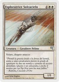 Skyhunter Skirmisher (Italian) - "Esploratrice Solcacielo" (L3) - Magic Encyclopedia 2005 (Salvat/Hachette) (PSAL) #L3 - Uncommon Magic: The Gathering Trading Card