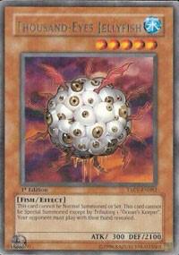 Thousand-Eyes Jellyfish trading card from Tactical Evolution Thousand-Eyes Jellyfish - Tactical Evolution YuGiOh trading card