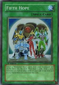 Fifth Hope - Tactical Evolution YuGiOh trading card