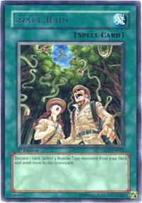 Snake Rain - Tactical Evolution (TAEV) #TAEV-EN052 - Rare YuGiOh Trading Card