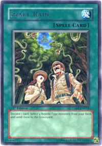 Snake Rain trading card from Tactical Evolution Snake Rain - Tactical Evolution YuGiOh trading card