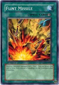 Flint Missile - Tactical Evolution (TAEV) #TAEV-EN055 - Common / Short Print YuGiOh Trading Card