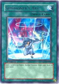 Summoner's Art trading card from Tactical Evolution Summoner's Art - Tactical Evolution YuGiOh trading card