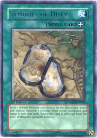Symbols of Duty trading card from Tactical Evolution Symbols of Duty - Tactical Evolution YuGiOh trading card