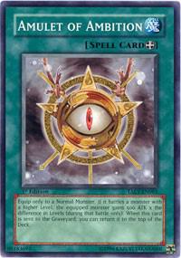 Amulet of Ambition trading card from Tactical Evolution Amulet of Ambition - Tactical Evolution YuGiOh trading card