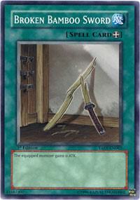 Broken Bamboo Sword trading card from Tactical Evolution Broken Bamboo Sword - Tactical Evolution YuGiOh trading card