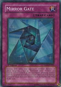 Mirror Gate trading card from Tactical Evolution Mirror Gate - Tactical Evolution YuGiOh trading card