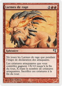 Tears of Rage (French) - "Larmes de rage" - Magic Encyclopedia 2005 (Salvat/Hachette) (PSAL) #I3 - Uncommon Magic: The Gathering Trading Card