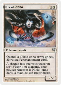 Nikko-Onna (French) - "Nikko-onna" - Magic Encyclopedia 2005 (Salvat/Hachette) (PSAL) #C2 - Uncommon Magic: The Gathering Trading Card