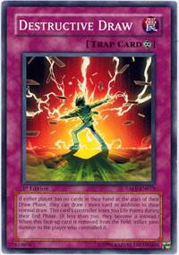 Destructive Draw trading card from Tactical Evolution Destructive Draw - Tactical Evolution YuGiOh trading card