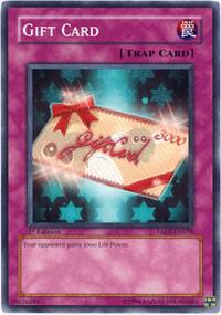 Gift Card trading card from Tactical Evolution Gift Card - Tactical Evolution YuGiOh trading card