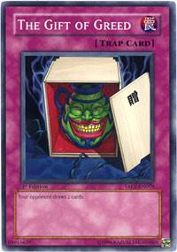 The Gift of Greed trading card from Tactical Evolution The Gift of Greed - Tactical Evolution YuGiOh trading card