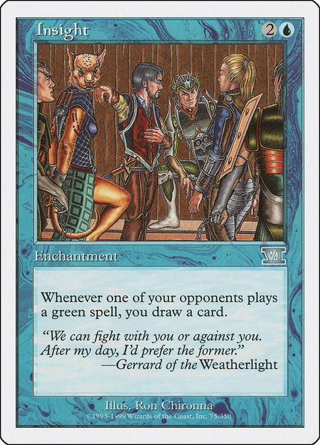 Insight - Classic Sixth Edition Magic: The Gathering trading card