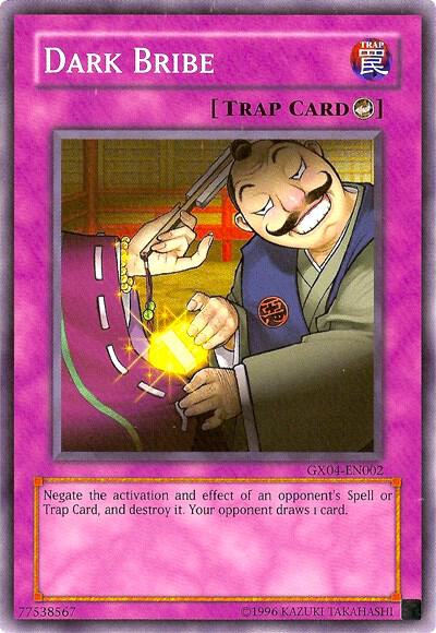 Dark Bribe (GX Tag Force 2) trading card from Yu-Gi-Oh! Video Game Promotional Cards Dark Bribe (GX Tag Force 2) - Yu-Gi-Oh! Video Game Promotional Cards YuGiOh trading card