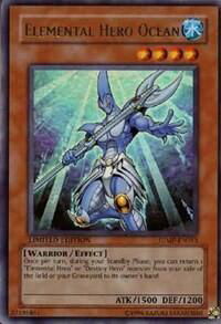 Elemental Hero Ocean - Shonen Jump Magazine Promos (SJMP) #JUMP-EN013 - Ultra Rare YuGiOh Trading Card