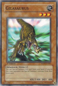 Gilasaurus - Structure Deck: Dinosaur's Rage (SD09) #SD09-EN005 - Common / Short Print YuGiOh Trading Card