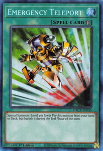 Emergency Teleport (CR) - The Grand Creators (GRCR) #GRCR-EN055 - Collector's Rare YuGiOh Trading Card