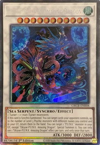 Ukiyoe-P.U.N.K. Amazing Dragon (CR) - The Grand Creators (GRCR) #GRCR-EN008 - Collector's Rare YuGiOh Trading Card