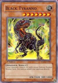 Black Tyranno - Structure Deck: Dinosaur's Rage (SD09) #SD09-EN008 - Common / Short Print YuGiOh Trading Card