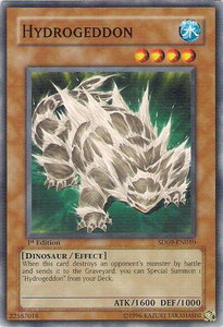 Hydrogeddon - Structure Deck: Dinosaur's Rage (SD09) #SD09-EN010 - Common / Short Print YuGiOh Trading Card