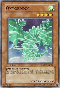 Oxygeddon - Structure Deck: Dinosaur's Rage (SD09) #SD09-EN011 - Common / Short Print YuGiOh Trading Card