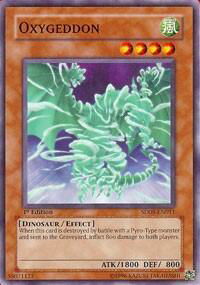 Oxygeddon - Structure Deck: Dinosaur's Rage (SD09) #SD09-EN011 - Common / Short Print YuGiOh Trading Card
