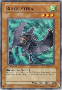 Black Ptera - Structure Deck: Dinosaur's Rage (SD09) #SD09-EN012 - Common / Short Print YuGiOh Trading Card