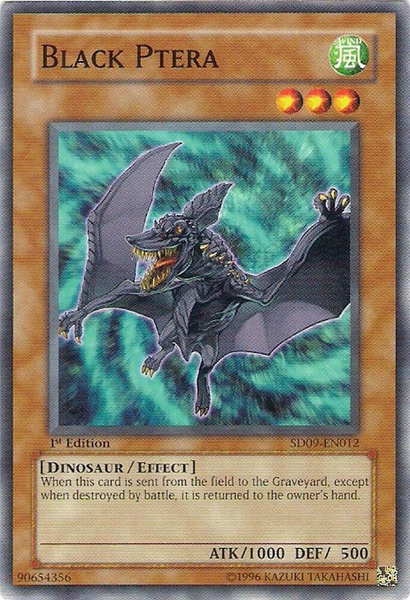 Black Ptera trading card from Structure Deck: Dinosaur's Rage Black Ptera - Structure Deck: Dinosaur's Rage YuGiOh trading card